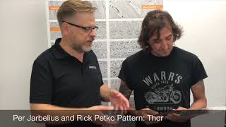 Rick Petko knife maker Damasteel Chef Invitational 2018 Pattern Thor™️ [upl. by Africah]