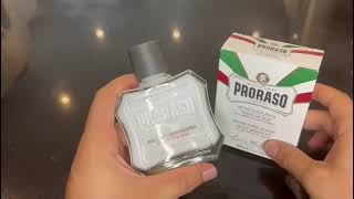 Features amp Review Proraso After Shave Balm [upl. by Hawker250]