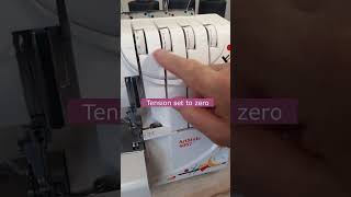 Fast and Easy Way to Thread a Serger [upl. by Ozen]