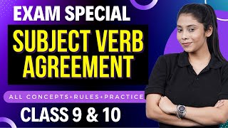 Subject Verb Concord Class 10 English Grammar  SubjectVerb Agreement Concept Rules amp Examples [upl. by Weir]