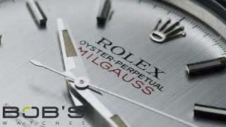 The History of the Rolex Milgauss  Bobs Watches [upl. by Sudnor258]