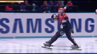 2016 17 Short Track World Championships  Rotterdam Men 500 Quarter [upl. by Saretta389]