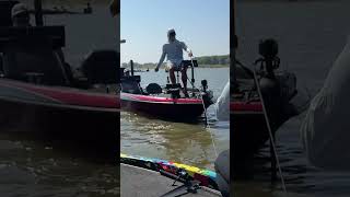 Hayden Jeffries Catches A Crappie Under Competitors Boat [upl. by Ainitsirc81]