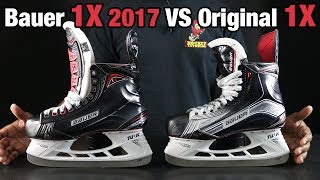 Bauer Vapor 1X 2017 VS Original 1X Hockey Skate review  What has changed [upl. by Esilrahc592]