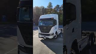 DMV Commissioner Lackey Powers Up in a Nicola Electric Semi [upl. by Yroc]