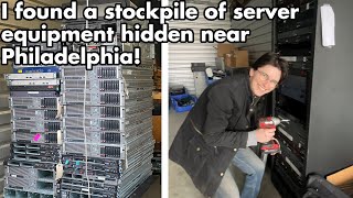 Made a friend and gained access to a stockpile of server hardware hidden near Philadelphia PA [upl. by Anitsua]