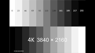 How to test LCD screen fast amp effect 4K resolution 38402160 [upl. by Legna]