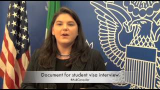 Student Visa FAQ  Documents for Student Visas Interview [upl. by Auqenwahs]