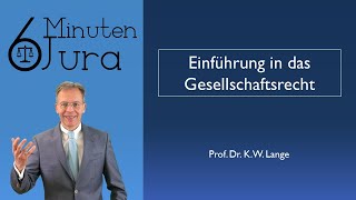 Einführung in das Gesellschaftsrecht [upl. by Assina]