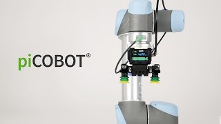 piCOBOT® – Small powerful and ready to collaborate with human and cobot workers – Piab [upl. by Elias]