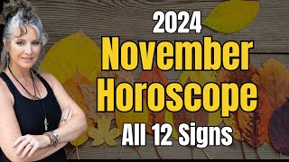 NOVEMBER ASTROLOGY HOROSCOPES 2024 [upl. by Eillib]