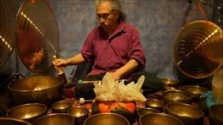 Crystal Chakra Meditation with Antique Tibetan Singing Bowls [upl. by Assennav]