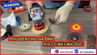 MÁY MÀI GÓC CÓ CHỈNH TỐC  hướng dẫn sử dụng đánh sắt rỉ đánh bóng vật dụng gia đình [upl. by Lesig]