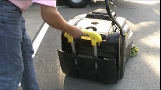 Karcher KM 7540 W Operation Training Insert waste container [upl. by Nedmac]