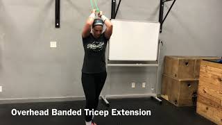 Overhead Banded Tricep Extension [upl. by Fryd]