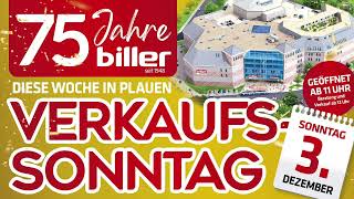 Verkaufsoffener Sonntag am 03 Dezember 2023 bei Biller in Plauen [upl. by Arrad]