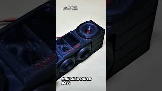 Mini subwoofer bass caraudio [upl. by Ecital]