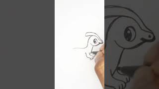 HOW TO DRAW PACHYCEPHALOSAURUS  DINOSAUR ART TUTORIAL [upl. by Bartle]