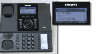 How To Call in to Group Listen on a Samsung OfficeServ Phone [upl. by Petrine]