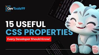 15 useful CSS properties you must know devtools99 css coding webdevelopment programming [upl. by Anigar50]