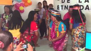 Baile de la cultura embera katio en el municipio de Tierral [upl. by Irrej968]