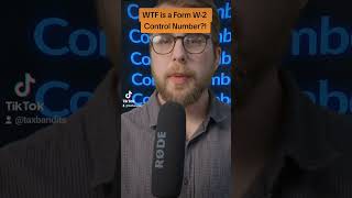 WTF Is A Form W2 Control Number [upl. by Najram]