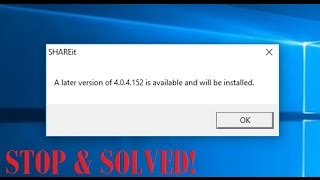 How to stop share it from updating on pc [upl. by Asreht]