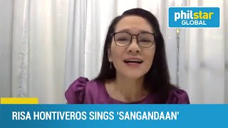 WATCH Senator Risa Hontiveros sings Sangangdaan [upl. by Tabina]