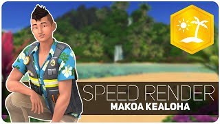 The Sims 4 Speed Render  Makoa Kealoha [upl. by Ylyl]