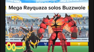 Mega Rayquaza solos Buzzwole [upl. by Lawley]