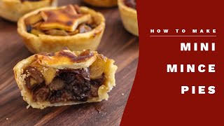 How to Make Mini Mince Pies [upl. by Nocam953]