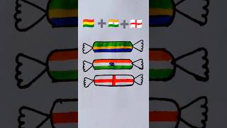 Indian flag on chocolate independence day short trending artworks india drawing [upl. by Bettencourt]