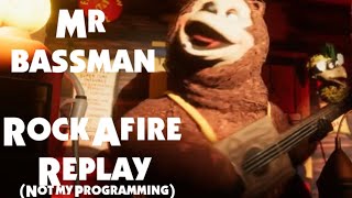 NOT PROGRAMMED BY MEMr Bassman Rock Afire replay short clip [upl. by Akemaj402]