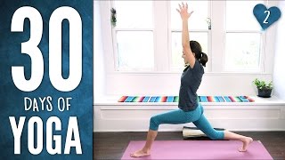 Day 2  Stretch amp Soothe  30 Days of Yoga [upl. by Nodearb]