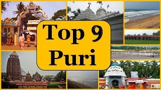 Puri Tourism  Famous 9 Places to Visit in Puri Tour [upl. by Ijneb]