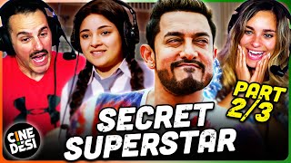 SECRET SUPERSTAR Movie Reaction Part 23 Zaira Wasim  Meher Vij  Aamir Khan  Raj Arjun [upl. by Basilius]