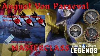 August von Parseval MasterClass  World of Warships Legends [upl. by Ahtnamys976]