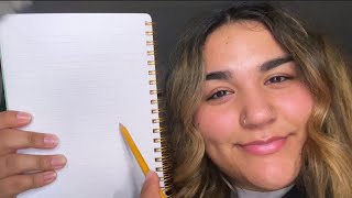 ASMR Drawing you✍🏽 inaudible whispering personal attention [upl. by Cerracchio]