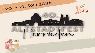 40 Altstadtfest  Dank an alle Helfer [upl. by Pubilis]