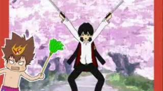 funny hibari dance [upl. by Hellah323]