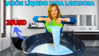 🧼19 Litros de JABON LIQUIDO para LAVADORA por 2USD [upl. by Mose]