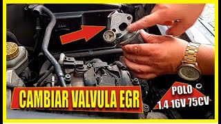 🏁 COMO CAMBIAR VALVULA EGR DEL VOLKSWAGEN POLO 14 16V 75CV 🏁 [upl. by Constantina]