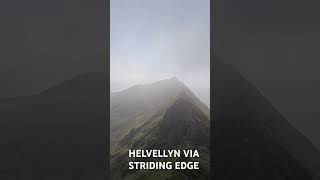 Helvellyn via Striding Edge hiking solohiker [upl. by Einad]