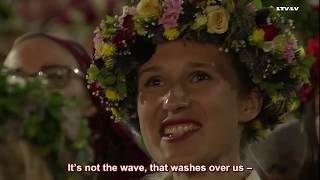 Latvian Song Festival 2018  Fragments from quotLāčplēsisquot English TranslationSubtitles [upl. by Faria]