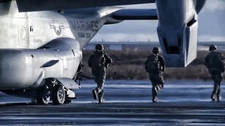 Marines In Iceland To Secure Airfield • Trident Juncture 18 [upl. by Agnola]