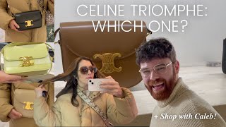 Luxury Shopping Vlog with CalebSnell I Which Celine Triomphe bag Fendi [upl. by Ailecra]