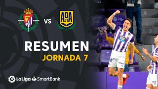 Resumen de Real Valladolid vs AD Alcorcón 20 [upl. by Merritt]