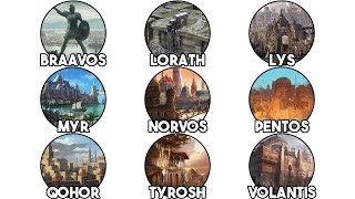 Every Free City in Game of Thrones Explained in 18 Minutes [upl. by Adiahs]