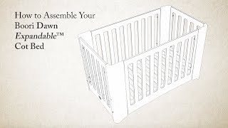 How to Assemble the Boori Dawn Expandable Cot Bed [upl. by Razal]