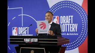 NBA Draft Lotter Results Atlanta Hawks jump 9 spots to win NBA draft lottery 2024 [upl. by Carleton]